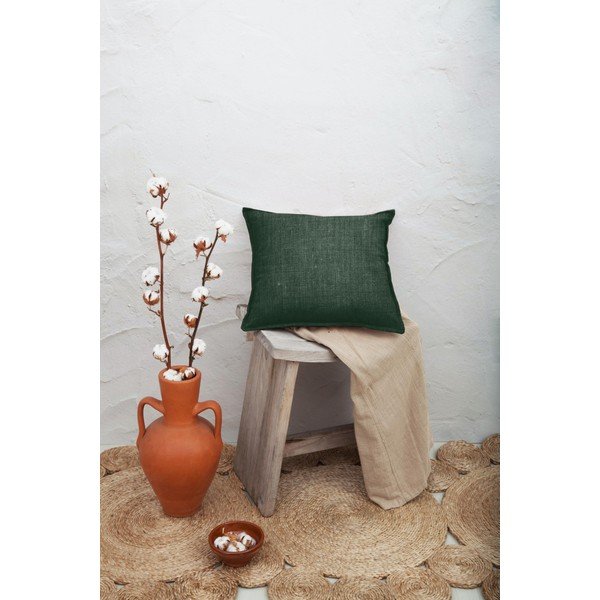 Zielona poduszka Really Nice Things Moss, 45x45 cm-image-1
