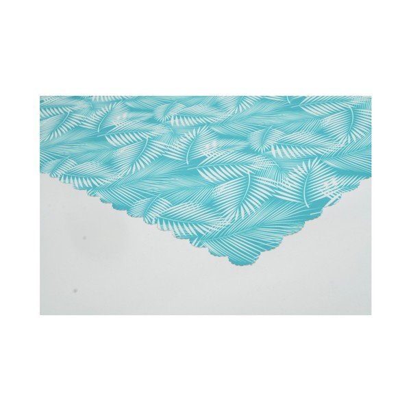 Bieżnik z mikrowłókna Minimalist Cushion Covers Blue Leaves, 45x145 cm-image-1