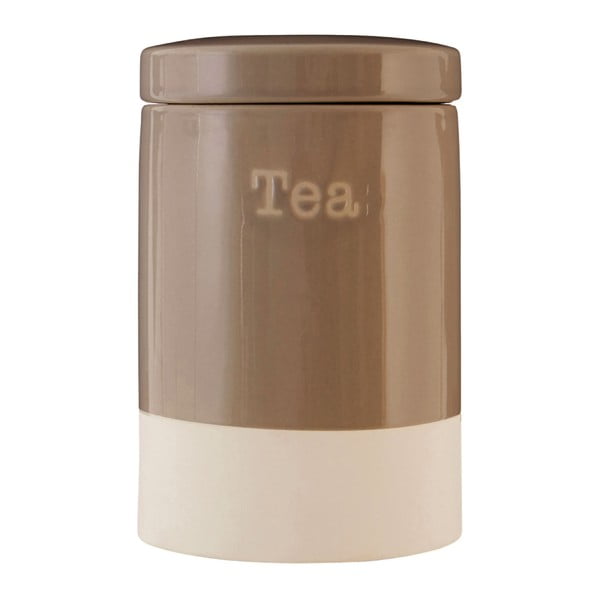 Brązowy pojemnik kamionkowy na herbatę Premier Housewares, 616 ml