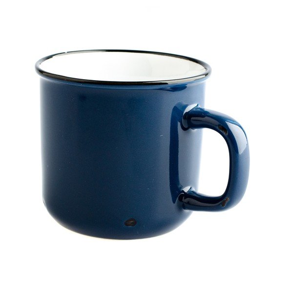Granatowy kubek ceramiczny Dakls, 440 ml