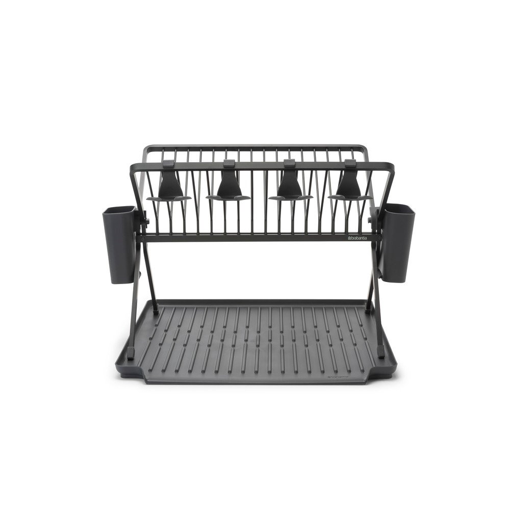 Ciemnozielony metalowy ociekacz dwupiętowy 42x51 cm – Brabantia