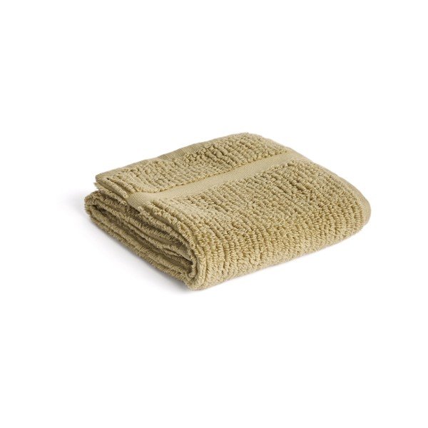 Zielony bawełniany ręcznik frotte 30x50 cm Olvira – Kave Home