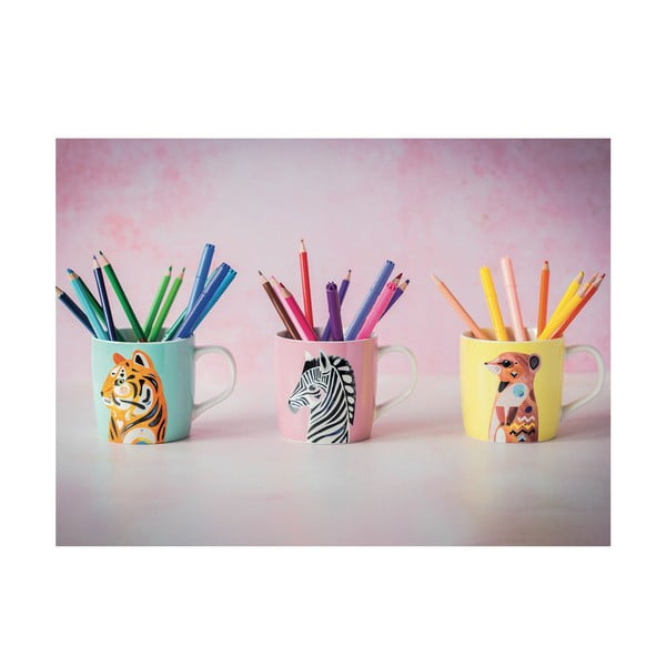 Niebieski porcelanowy kubek Maxwell & Williams Pete Cromer Tiger, 375 ml-image-2