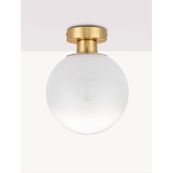 Biała/w kolorze złota szklana lampa sufitowa Vita – Nova Luce-image-2