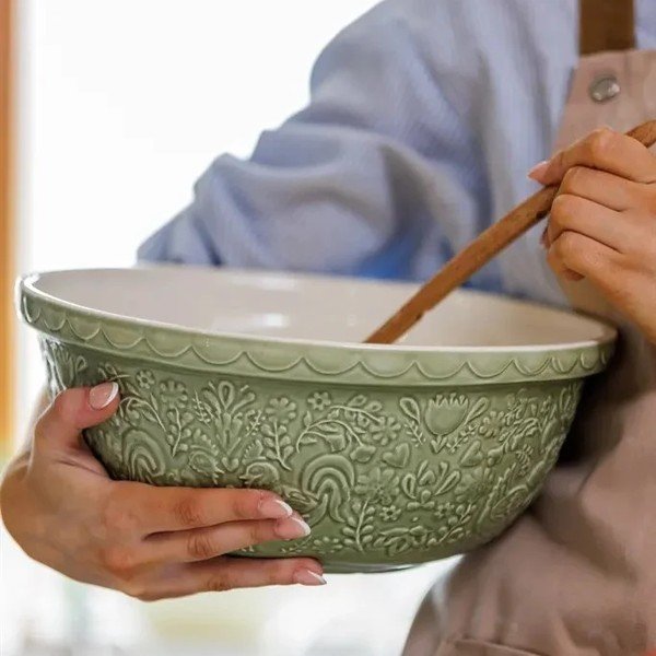 Zielona ceramiczna misa ø 29 cm Home to Roost – Mason Cash-image-1