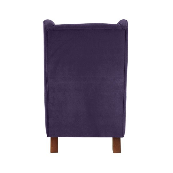 Fioletowy fotel Max Winzer Bruno Velor-image-2