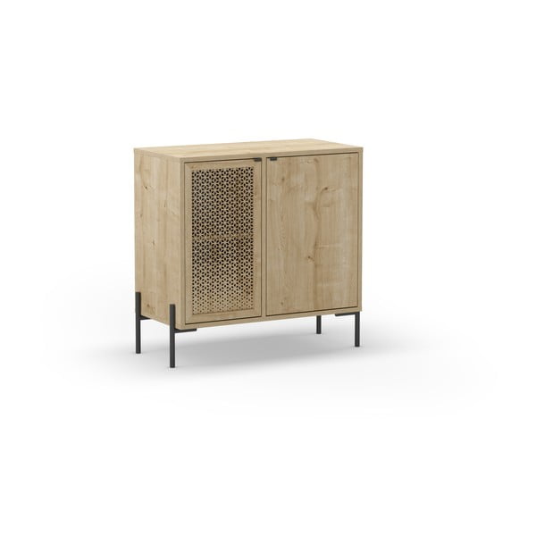 Niska komoda w dekorze dębu 80x80 cm Inca – Marckeric-image-2