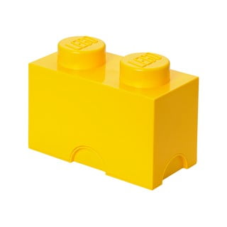 Żółty pojemnik podwójny LEGO®