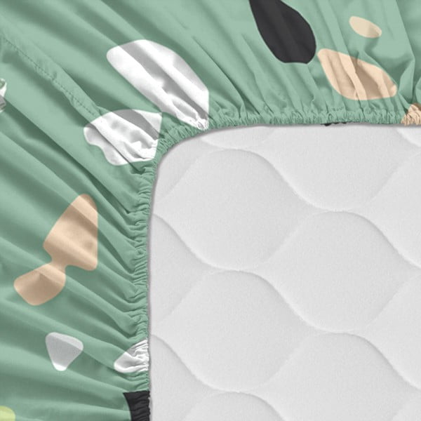 Bawełniane prześcieradło Happy Friday Basic Delicate, 180x200 cm-image-1