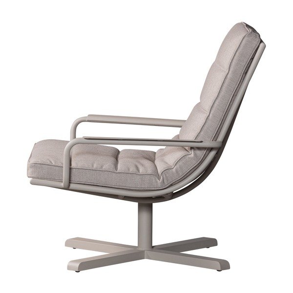 Jasnoszary metalowy fotel ogrodowy Coosa – Exotan-image-3