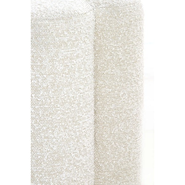 Kremowy puf z materiału bouclé Nalani – Light & Living-image-4