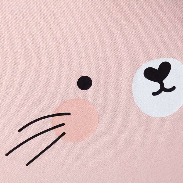 Różowy puf dla dzieci Rainbow Rabbit – Yellow Tipi-image-1