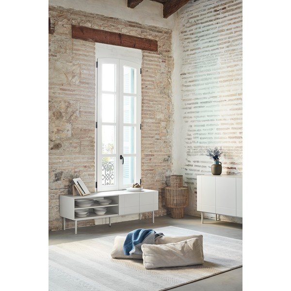 Szarobiały stolik pod TV Teulat Linea-image-1