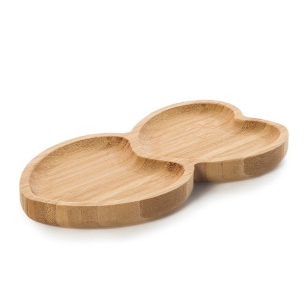 Półmisek bambusowy do serwowania w kształcie serca Bambum Amor