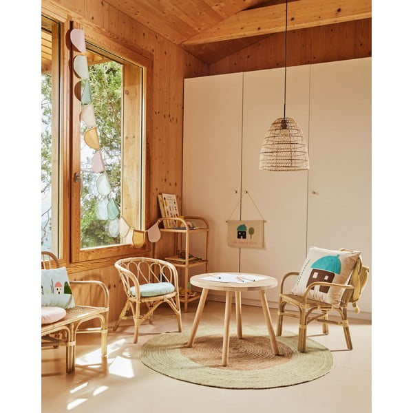 Regał dziecięcy z rattanu Kave Home Ormela, 40x80 cm-image-4