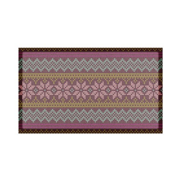 Wycieraczka z plastiku z recyklingu 40x70 cm Fair Isle  – Artsy Doormats