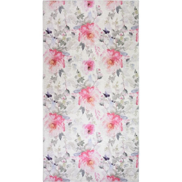 Różowo-kremowy dywan odpowiedni do prania 160x230 cm Pink Garden – Vitaus