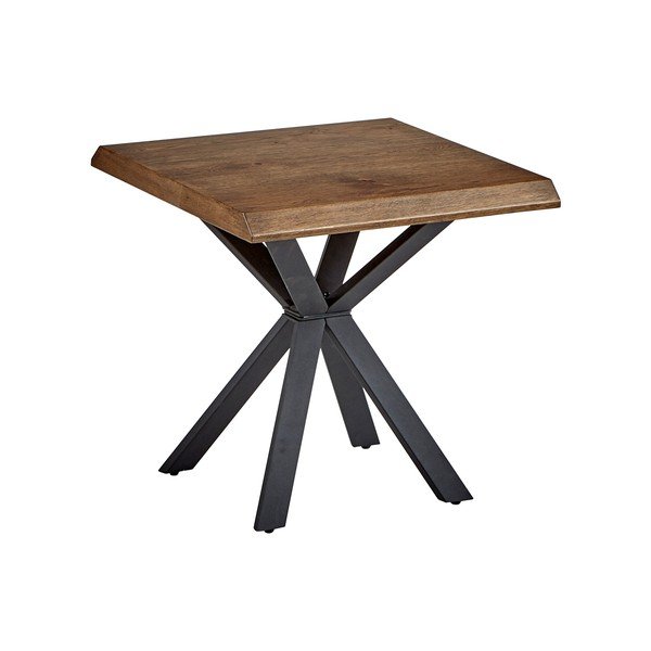 Stolik z blatem w dekorze dębu 60x60 cm Arno – Unique Furniture
