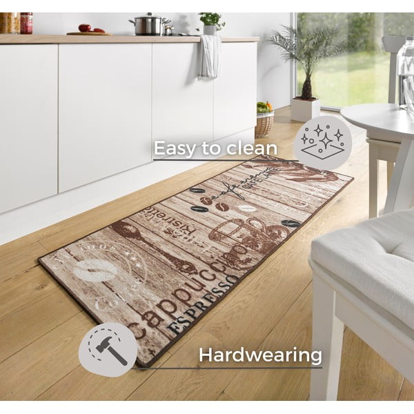 Brązowy chodnik kuchenny Hanse Home Delicious Coffee, 67x180 cm-image-3