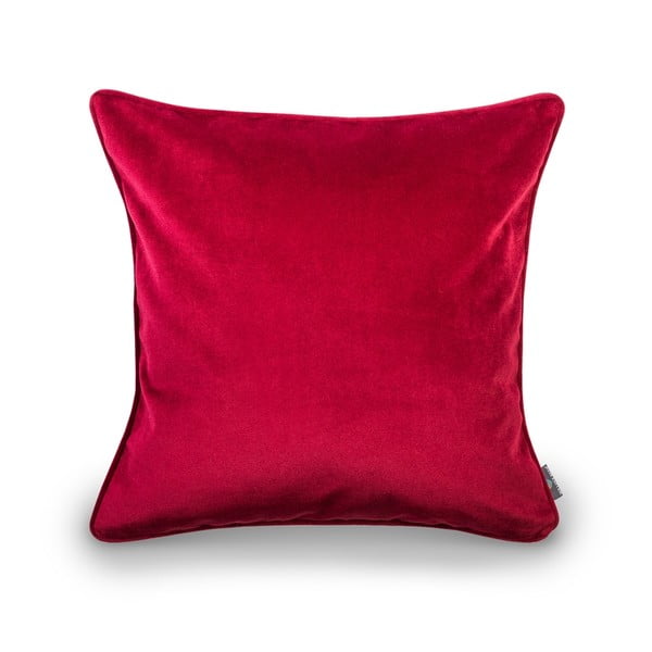Czerwona poszewka na poduszkę WeLoveBeds Elegant Burgundy, 50x50 cm