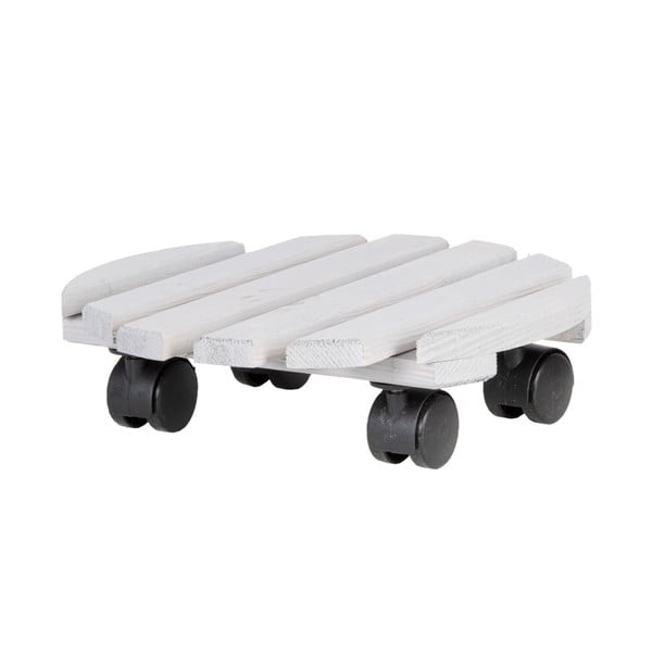 Drewniany kwietnik na kółkach ø 29 cm (wysokość 8 cm) Indoor & Outdoor – Esschert Design