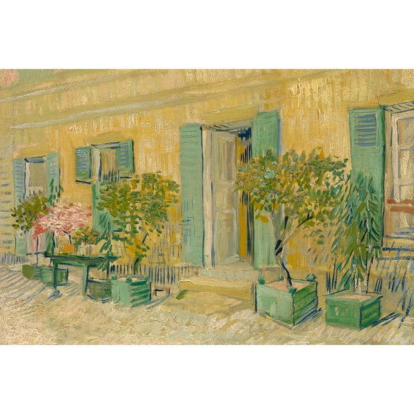 Obraz – reprodukcja 90x60 cm Exterior of a Restaurant in Asnières, Vincent van Gogh – Fedkolor