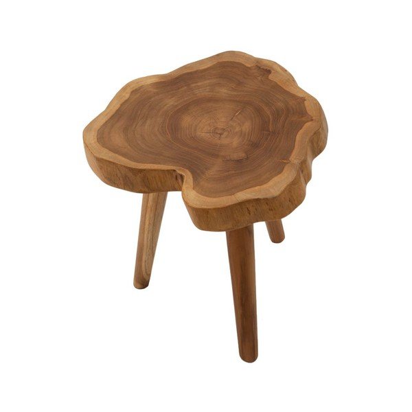 Stołek z litego drewna tekowego w naturalnym kolorze Budut – Mauro Ferretti-image-3