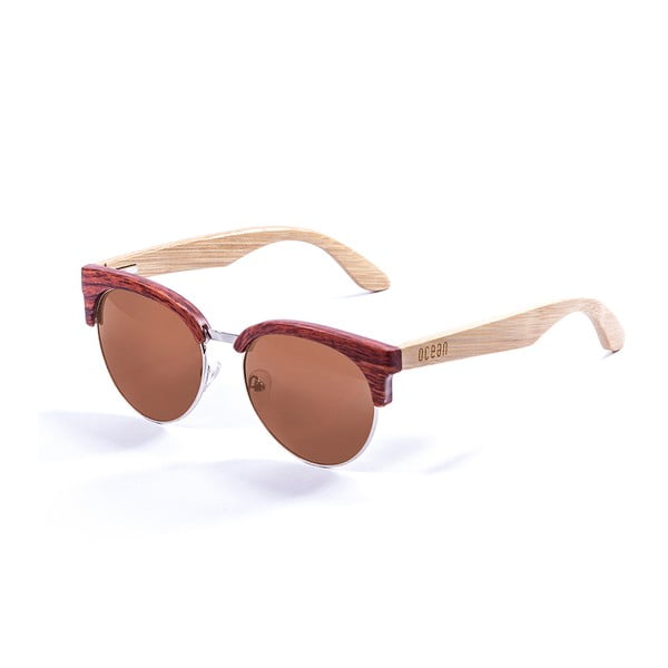 Bambusowe okulary przeciwsłoneczne z brązowymi szkłami Ocean Sunglasses Medano Blake