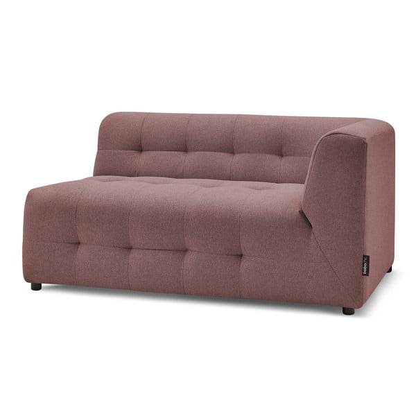 Ciemnoróżowy moduł sofy (prawostronny) Kleber – Bobochic Paris-image-3