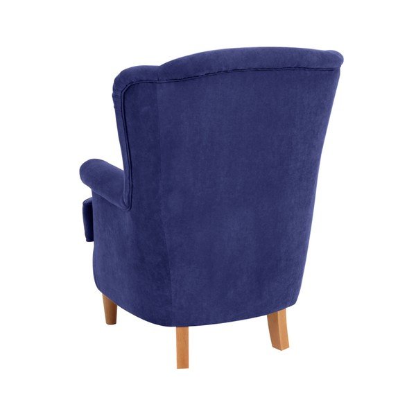 Niebieski fotel Max Winzer Kendra Velor-image-4