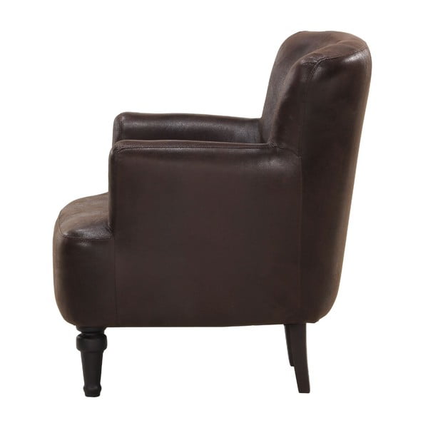 Fotel Dover Bufflo Dark Brown-image-1
