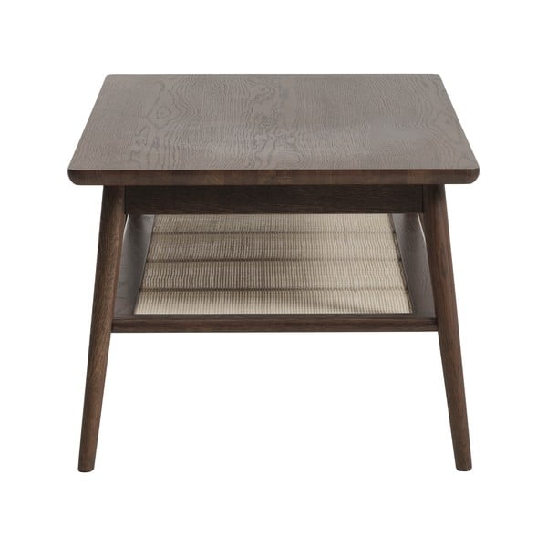 Brązowy stolik z blatem w dekorze dębu 60x120 cm Barrali – Unique Furniture-image-4