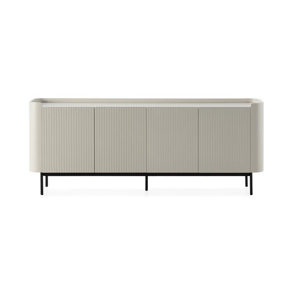 Kremowa komoda 200x80x40 cm Willa – MOME-image-4