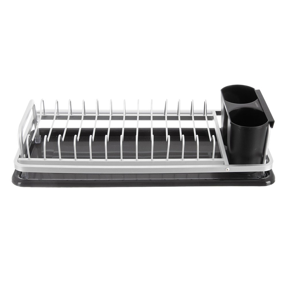Czarno-biały metalowy ociekacz 41,5x17 cm Deluxe – Orion