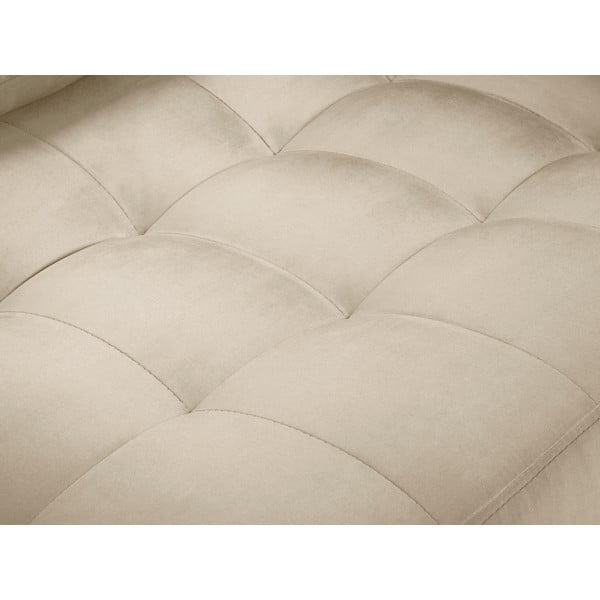 Beżowa aksamitna sofa Milo Casa Santo, 219 cm-image-1