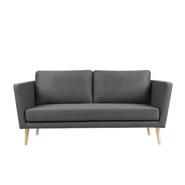 Ciemnoszara sofa 3-osobowa Mazzini Sofas Cactus