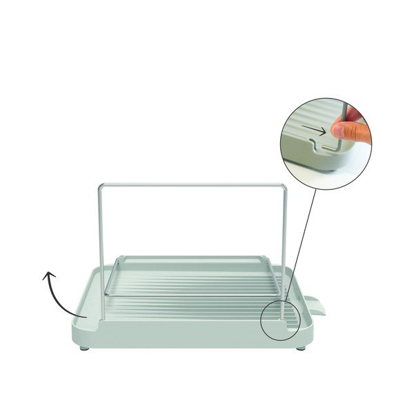 Szary ociekacz dwupiętowy Duo – Joseph Joseph-image-3