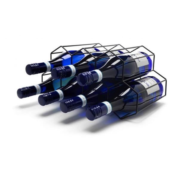 Czarny metalowy stojak na wino – Leopold Vienna-image-4