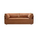 Pomarańczowa rozkładana sofa 214 cm Stiny – Sits