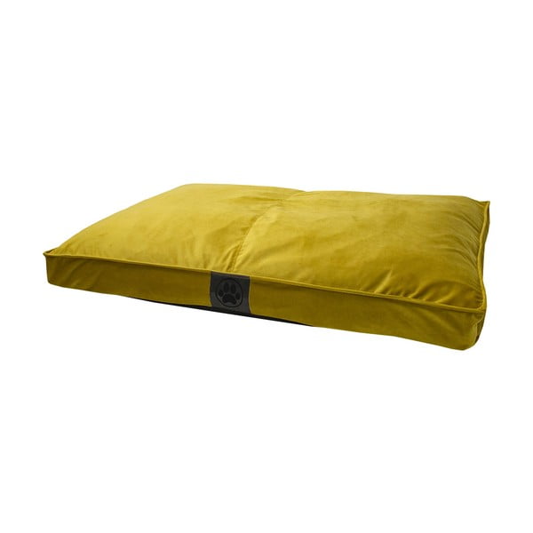 Żółte zamszowe legowisko 110x70 cm Dog Box – Ego Dekor