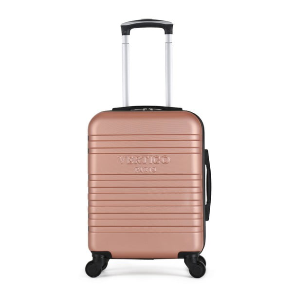 Różowa walizka na kółkach VERTIGO Valises Cabine, 34 l