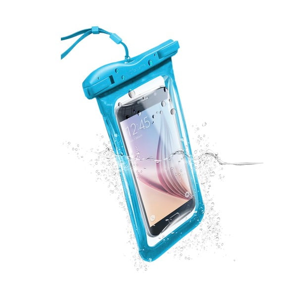 Etui na telefon, wodoszczelne, uniwersalne Cellularline VOYAGER, niebieskie