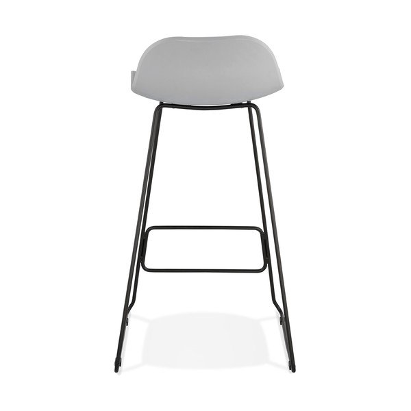 Szary hoker z czarnymi nogami Kokoon Slade, wys. siedziska 76 cm-image-4