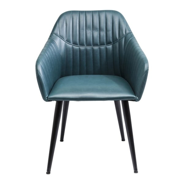 Niebieskie krzesło Kare Design Armlehnstuhl
