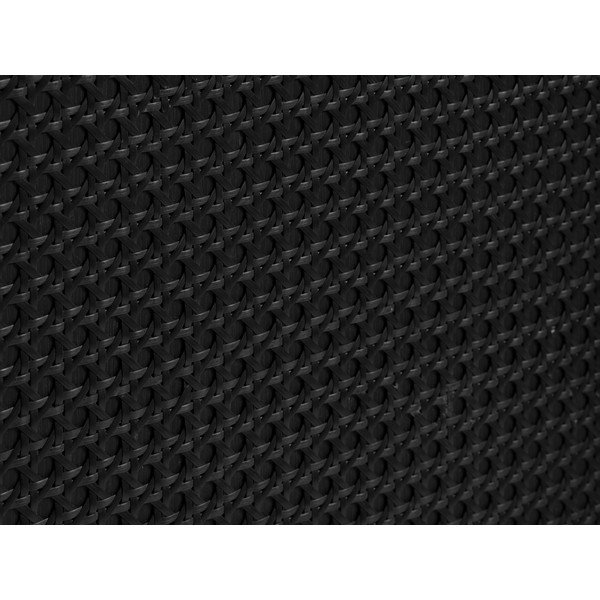 Czarna niska komoda w dekorze dębu 140x80 cm Pensacola – Unique Furniture-image-4