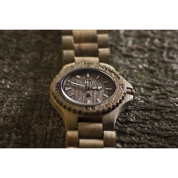 Drewniany zegarek Date Teak-image-3
