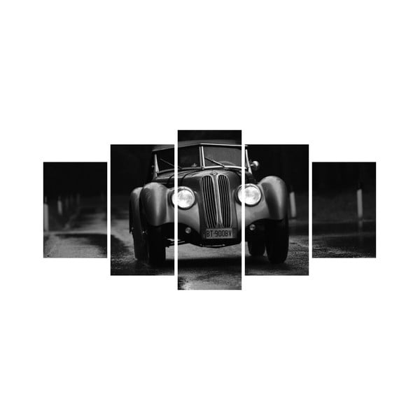 Wieloczęściowy obraz Black&White no. 46, 100x50 cm