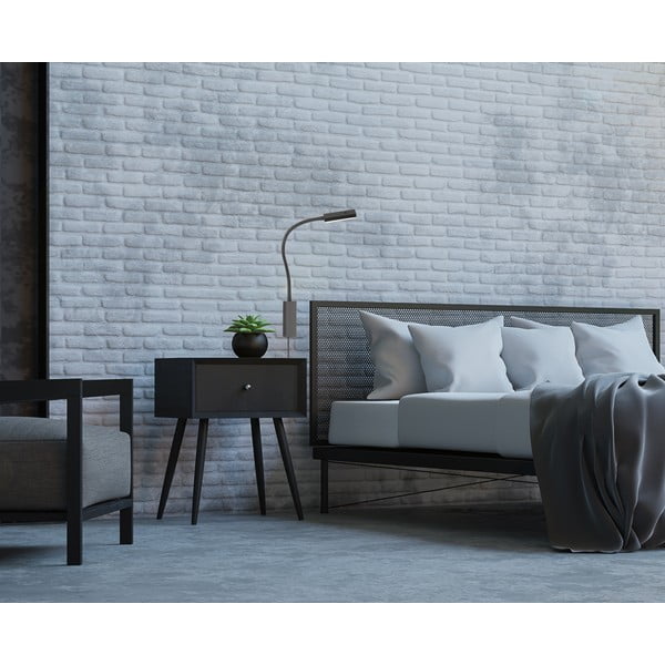 Czarna metalowa lampa punktowa LED ze ściemniaczem Raik – Fischer & Honsel-image-1