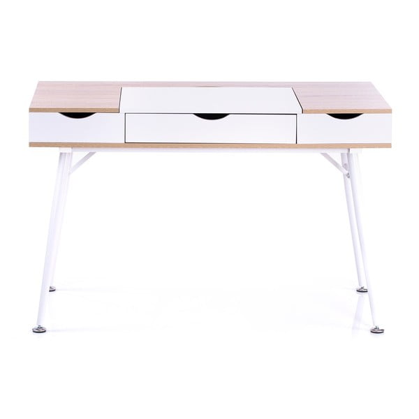 Biurko z blatem w dekorze dębu 60x120 cm Faryn – Homede-image-2