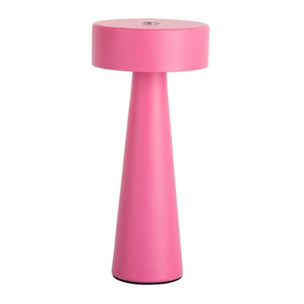 Ciemnoróżowa lampa stołowa LED (wysokość 16,5 cm) Mini LED Ring – Leitmotiv